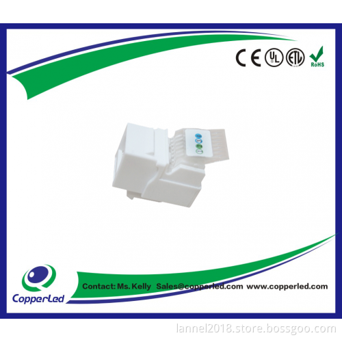 UTP Cat.3 6P4C Keystone Jack,Toolless